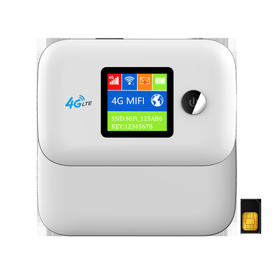 Tasca portatile sbloccata MiFi senza fili del router di 4G WIFI con lo schermo LCD di Sim Card Slot
