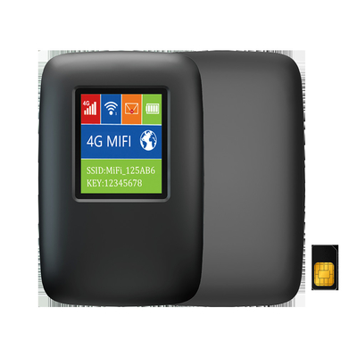 punto caldo mobile del router 150Mbps 4G WiFi di 2700mAh-3000mAh 4G Lte MiFi 15 dispositivi con lo schermo LCD