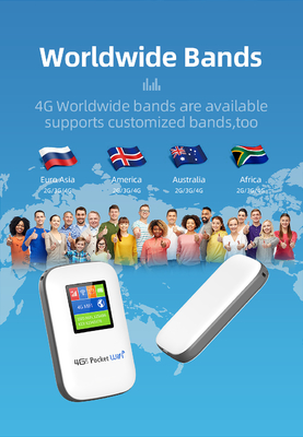 Il router mobile 4G di MIFI con il modem di WiFi della tasca dello schermo 2700mAh-3000mAh ha sbloccato