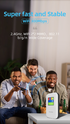 Il router mobile 4G di MIFI con il modem di WiFi della tasca dello schermo 2700mAh-3000mAh ha sbloccato