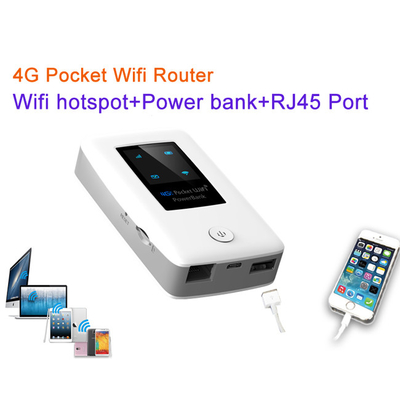 router senza fili della tasca di 5000mAh 4G con il RJ45 Wan Lan Port