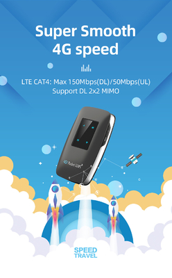 4 router di wifi 4G LTE MiFi di indizione del LED con la batteria 3000mAh