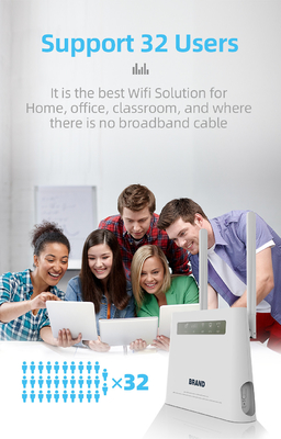 Router sbloccato della casa 4G con punto caldo mobile di CBE di SIM Card Slot Indoor