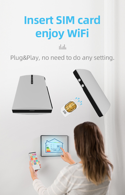 150Mbps router mobile ad alta velocità di punto caldo 4G Lte per la batteria di viaggio 2100mAh