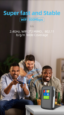 punto caldo senza fili di WIFI del router di 3000mAh 4G LTE MiFi con la banda internazionale dello schermo LCD